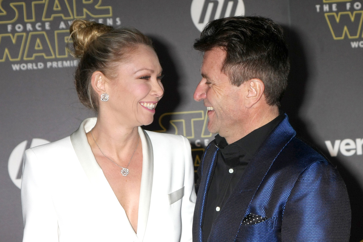 a picture of Robert Herjavec with Kym Johnson